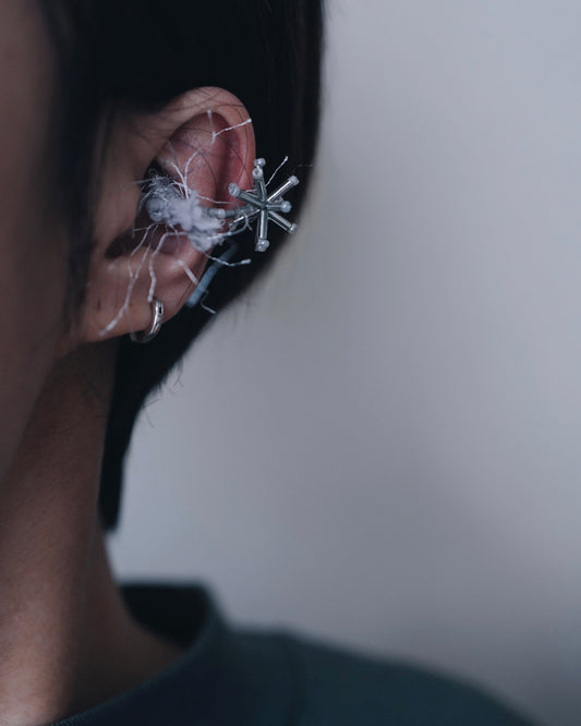 線香花火|耳骨夾/戒指兩用