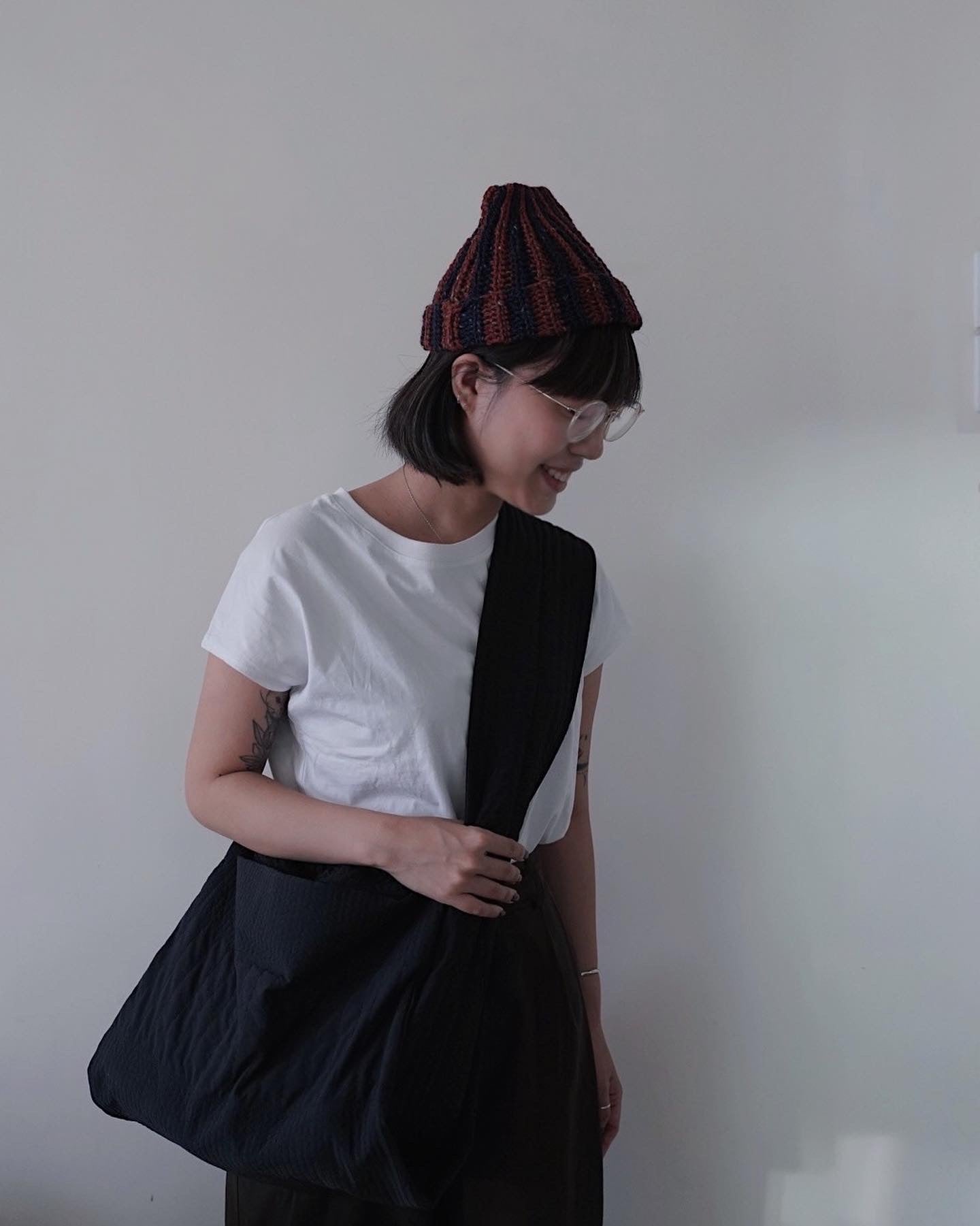 山丘帽|條紋款