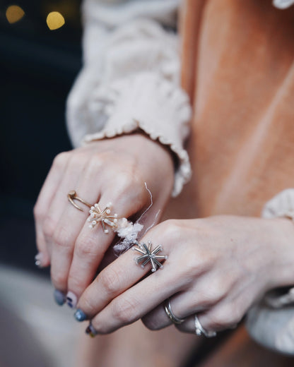 線香花火｜耳骨夾/戒指兩用