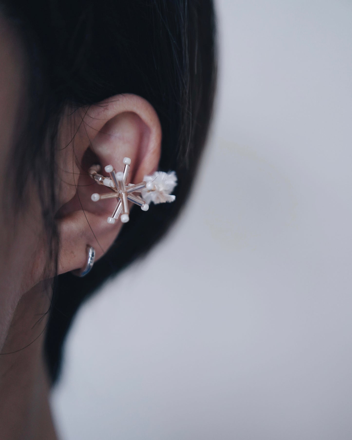 線香花火｜耳骨夾/戒指兩用