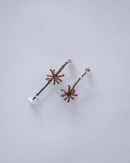 線香花火｜耳環