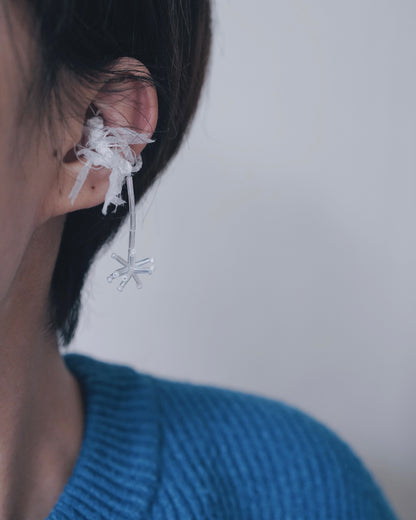 線香花火｜耳骨夾長款