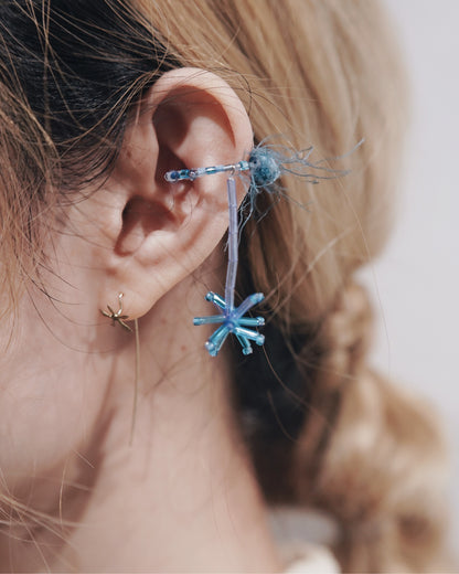 線香花火｜耳骨夾長款