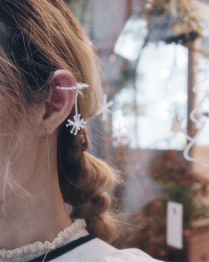 線香花火｜耳骨夾長款