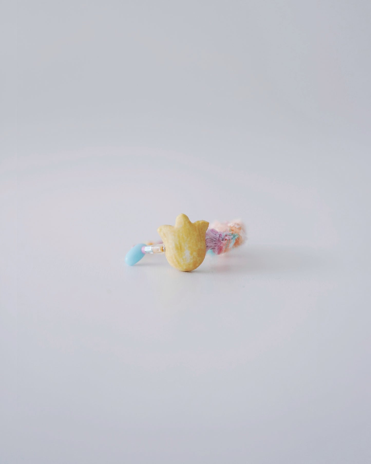 【現貨】Deerahat x 苜苜 Muk Muk 聯名系列 - 寶石陶鑑｜流れ星戒指 鬱金香( ၴႅၴ
