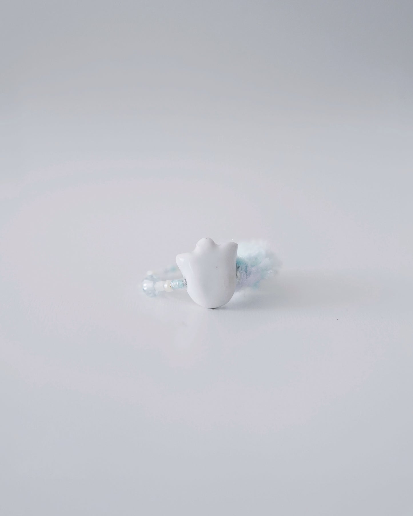 【現貨】Deerahat x 苜苜 Muk Muk 聯名系列 - 寶石陶鑑｜流れ星戒指 鬱金香( ၴႅၴ