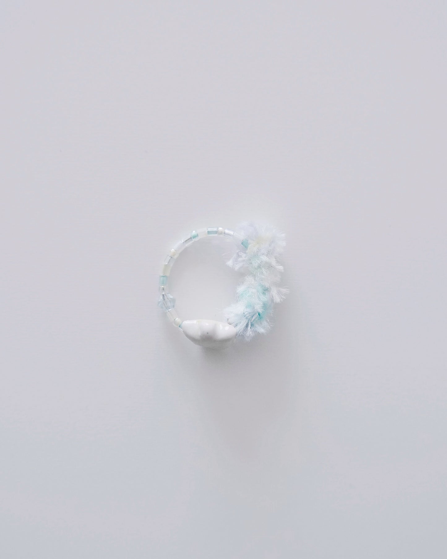 【現貨】Deerahat x 苜苜 Muk Muk 聯名系列 - 寶石陶鑑｜流れ星戒指 鬱金香( ၴႅၴ
