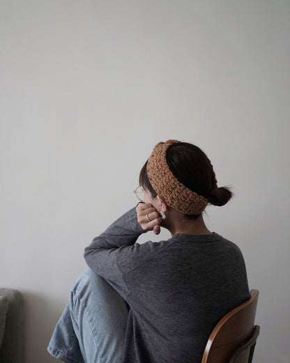 Pom Pom 扭結髮帶