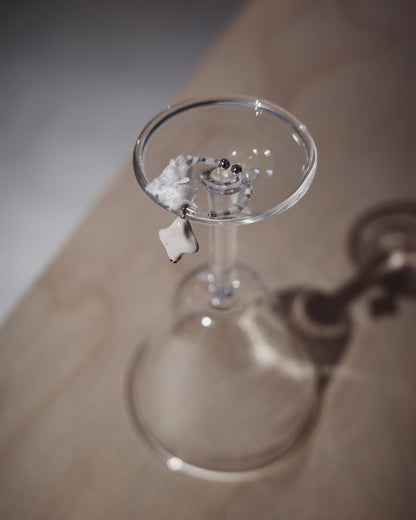 【現貨】Deerahat x 苜苜 Muk Muk 聯名系列 - 寶石陶鑑｜流れ星 耳扣短款