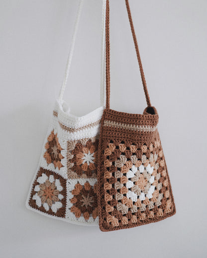 老奶奶方格斜背包｜客製款