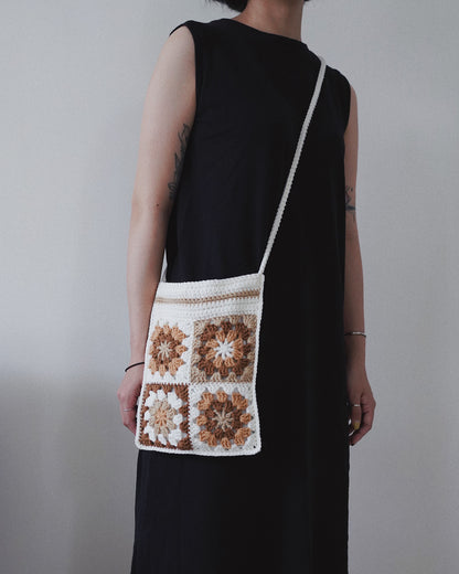 老奶奶方格斜背包｜客製款