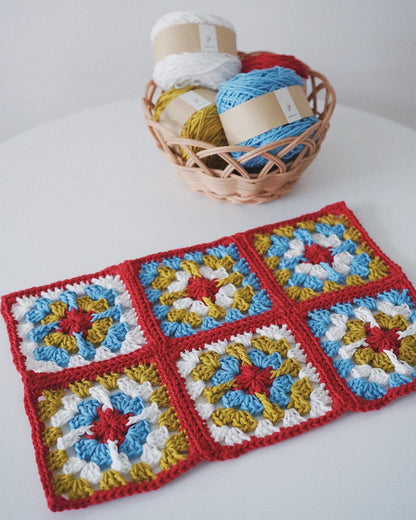 【預購線上體驗】花磚墊子 - 材料包 & 教學影片