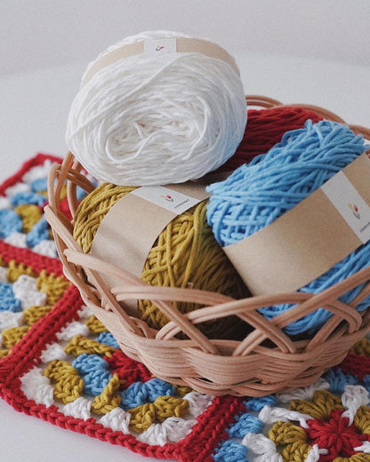 【預購線上體驗】花磚墊子 - 材料包 & 教學影片