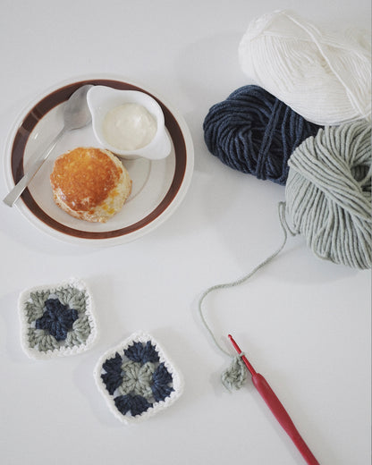 老奶奶方格髮帶｜客製款