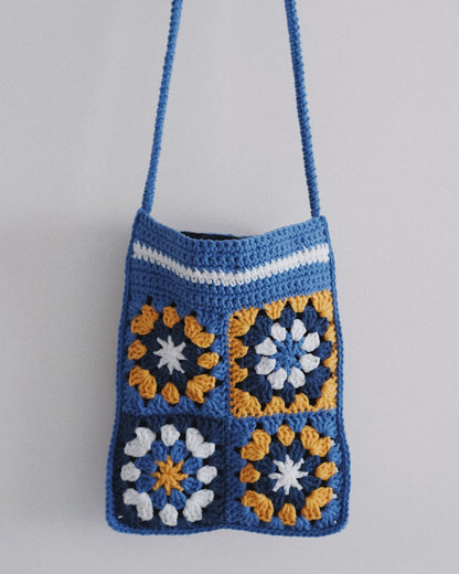 老奶奶方格斜背包｜客製款